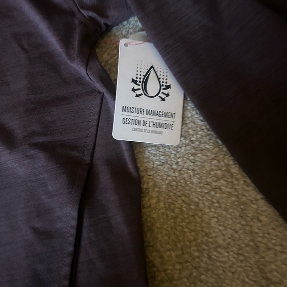 Reebok Purple Leggings Stretchy Athletic Bottoms sports bra and full zip jacket - Picture 16 of 16